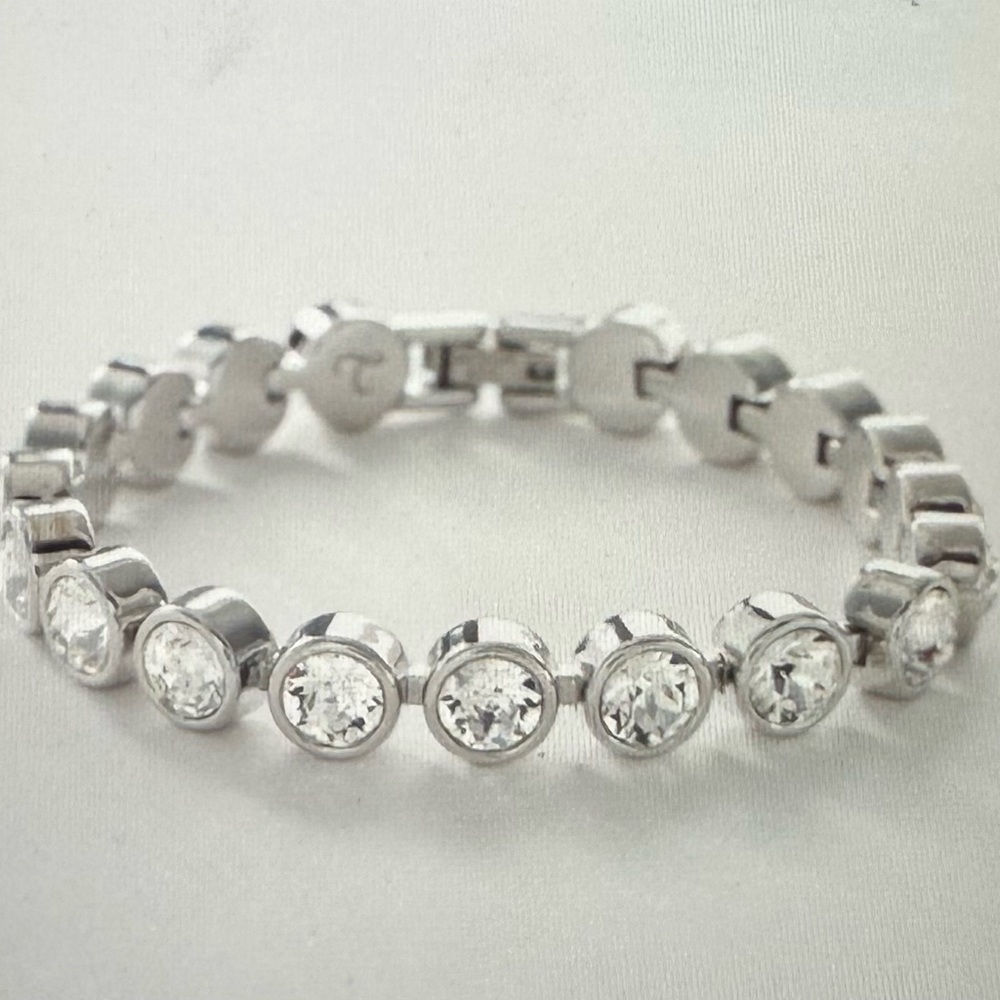 Touchstone crystal “white ice” ice bracelet.